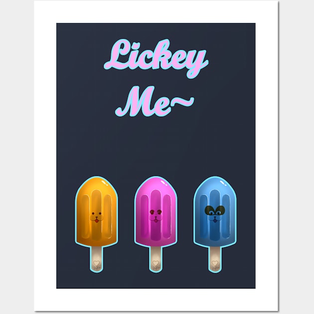 LickeyMe Ice Popsicle Wall Art by LinYue